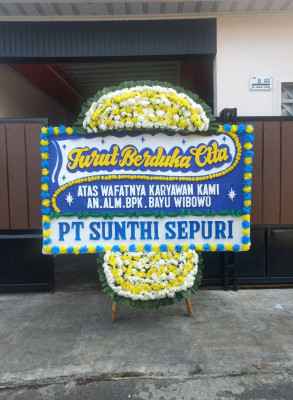 Papan Bunga Duka di Dagai